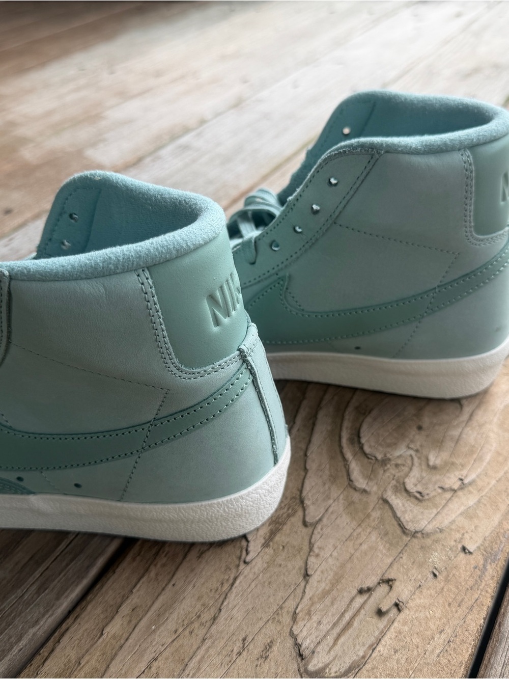 Nike Women's High-Top Sneakers in Mint Green- new sz 6.5